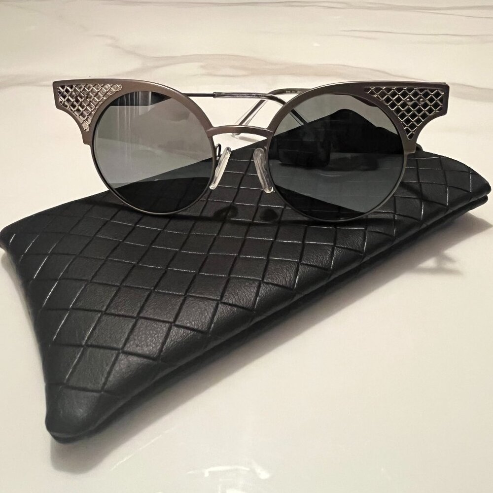 Bottega Veneta Limited Edition Sterling Silver Sunglasses  297 of 300